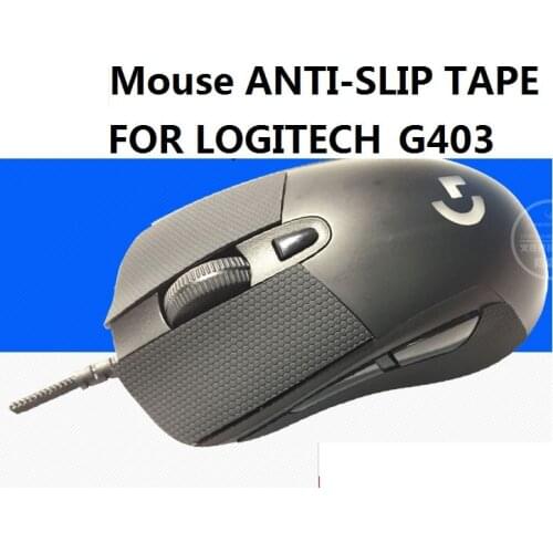 2SETS For Logitech G403/G603/G703 mouse Anti-Slip tape Elastics Refined Side Grips Sweat resistant pads / anti sweat paste