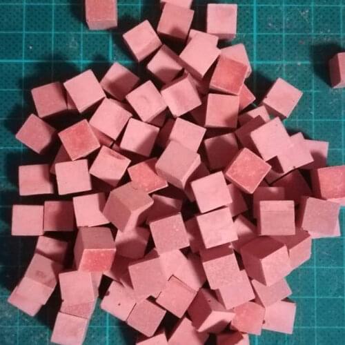 450pcs 1CM Red Simulation Square Brick DIY Sand Table Model Building Landscape Free Shipping