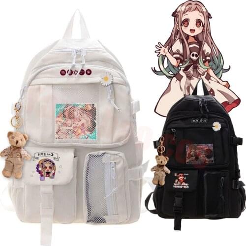 Anime Yahiro Nene Yugi Amane cospaly Fashion Backpack Shoulder Bags School Bag Mochilas Student Backpack gift Hanako-kun cos