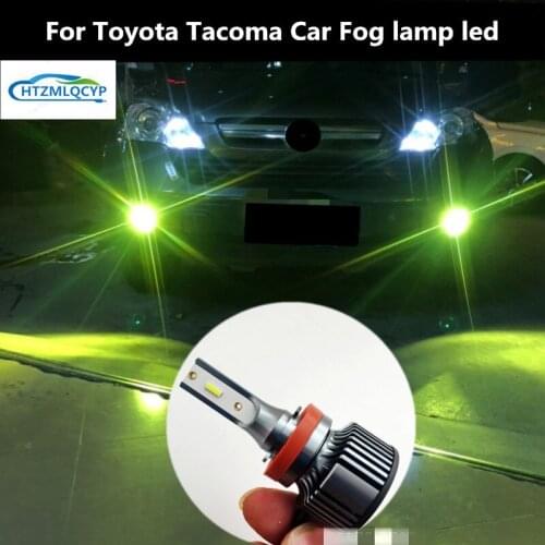 For Toyota Tacoma Car Fog lamp led 12V 6000K 30W LED anti-fog bulb front bumper spotlight Tacoma modification