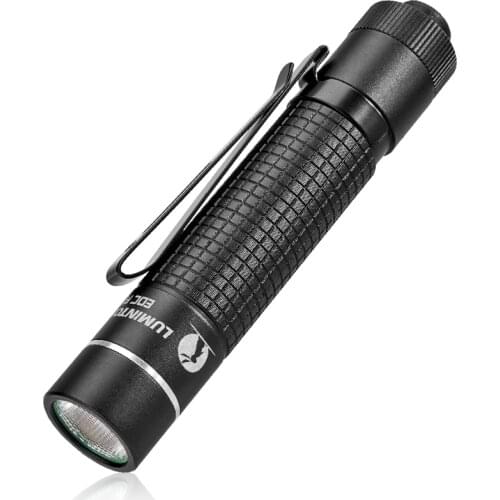 Lumintop EDC AA flashlight 14500/AA portable torch with forwar click tail switch 600lumens