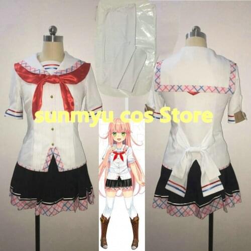Nukige Mitai na Shima ni Sunderu Watashi wa Dou Surya Ii Desu ka Hinami Watarai Cosplay Costume,Custom Size Customize Halloween