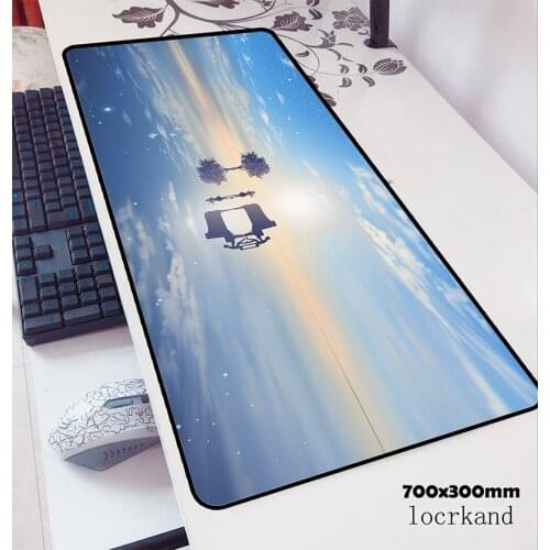 Anime mouse pad 70x30cm gaming mousepad 3d office notbook desk mat cute padmouse games pc gamer mats