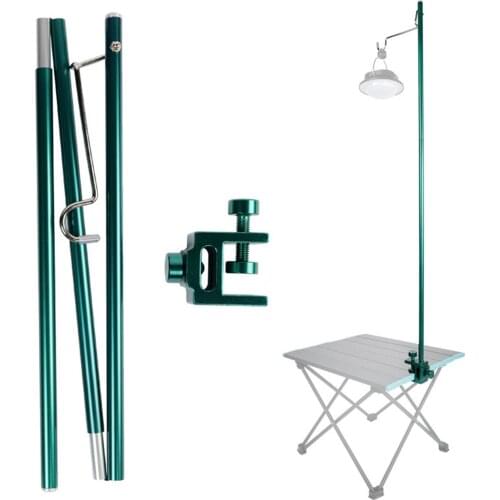 Outdoor Detachable Foldable Lamp Lantern Bracket Portable Light Hanging Stand