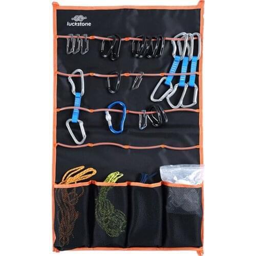 Nylon Bag Waterproof Wear-resistant Quickdraws Carabiner Instrument Climbing Toolkit Tool Equipment Storage Bag X490D
