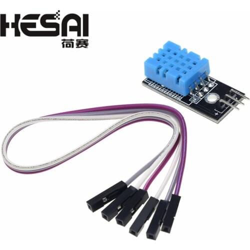 New Temperature and Relative Humidity Sensor DHT11 Module with Cable for arduino Diy Kit
