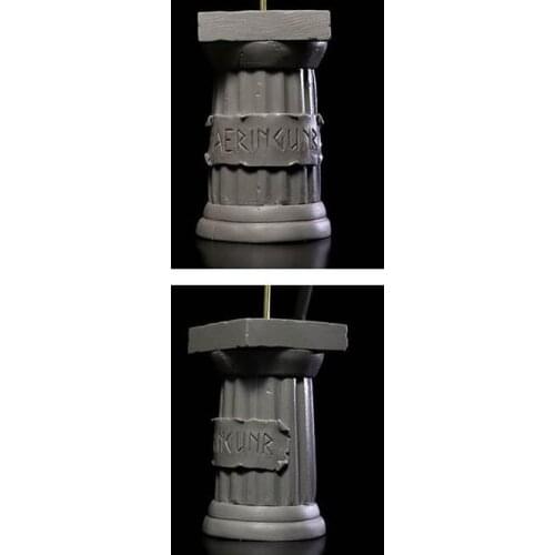Base with pattern high 53mm for bust Resin figure Model kits Miniature gk Unassembly Unpainted