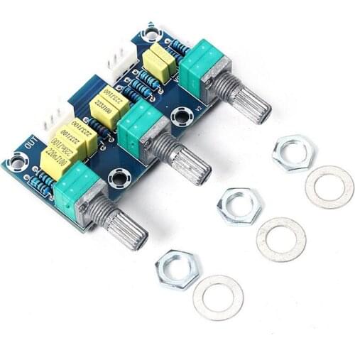 XH-M802 Passive Tone Board Amplifier Preamp Power Module Low High Sound Adjustment Electonic Diy Electronic PCB Board