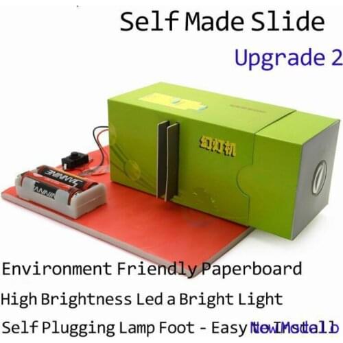 Slide Projector DIY Manual Invention Material Experiment Student Science Popularization Equipment Gift For Children Adult