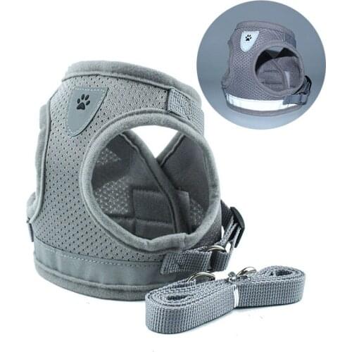 Dropshipping Vest-Style Pet Chest Harness Dog Leash Special Harness New Straps Leashes Reflective Clothes Anti-Lost Pet Supplies