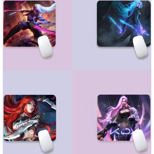 Katarina Rubber PC Computer Gaming mousepad edge native rubber special game mouse pad polyethylene table mat non slip