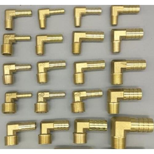 Pagoda connector hose barb connector, hose tail thread 1/8 1/4 3/8 1/2 3/4 inch thread (PL)brass water pipe fittings