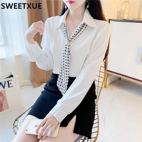 SWEETXUE Blouses With Sleeves