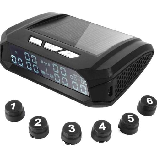 Vehemo 6PCS Sensor Tire Pressure Monitoring Tire Pressure Monitoring System 8.0bar Truck for Vehicles Tire Pressure Alarm New