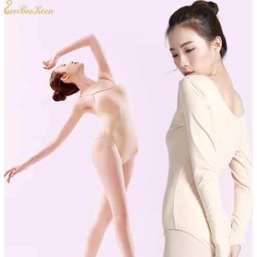 Adult Skin Color Base Dance Costume Dance Yoga Bodysuit Bailarina Ballet Leotard Gymnastics Leotard For Women Ballerina