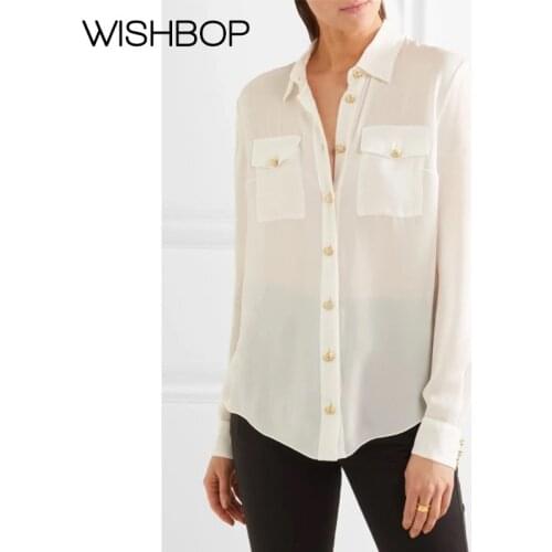 WISHBOP Red Blouses