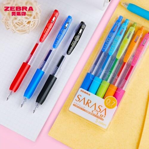 Japanese zebra color gel pen JJB15 is specially designed for students to make notebook notes, a variety of colors, 0.7mm
