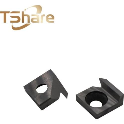 1 Pair (L+R) Scraping Blade Woodworking Tools Knives Scraper for Edge Banding Machine 12*12*3/6mm