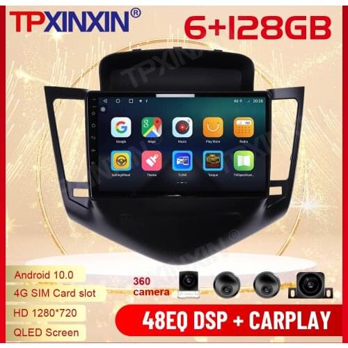 2 Din Carplay Android Radio Receiver Multimedia Stereo For Chevrolet Cruze 2008 2009 2010 2011 2012 GPS Navi IPS Video Head Unit