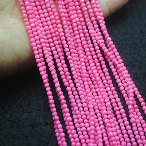 40CM Length Pink Coral Beads 1 String Loose Beads DIY Accessories Good Selling Wholesale Price Free Shipping 2MM 3MM 3.5MM