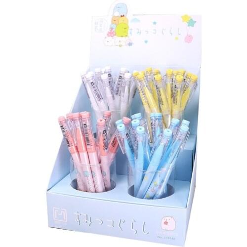 48 pcs/lot Cartoon Sumikko Gurashi Gel Pen Cute 0.5 mm Signature Pens School Office writing Supplies Promotional Gift