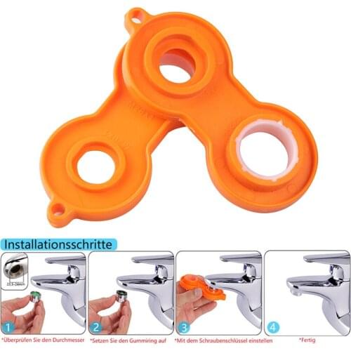 Faucet Aerator Detached Install Spanner Plastic Repair Kit Replacement Tool Spanner for Faucet Aerator Spanner Wrench Sanitarywa