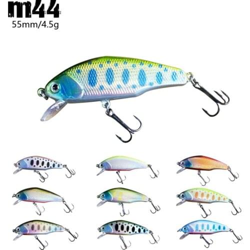 1pcs Japanese Design Pesca Wobbling Fishing Lure 44mm 3g Sinking Minnow Isca Artificial Baits For Bass Perch Pike Trout