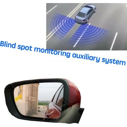 Car BSD BSM BSA Blind Area Spot Warning Drive Mirror Rear Radar Detection System For Geely Emgrand 2014~2017