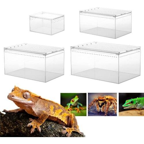 Reptile Breeding Box Waterproof Climbing Pet Feeding Box The Breeding Box Of Yakeli Snakes Horned Frog And Reptile