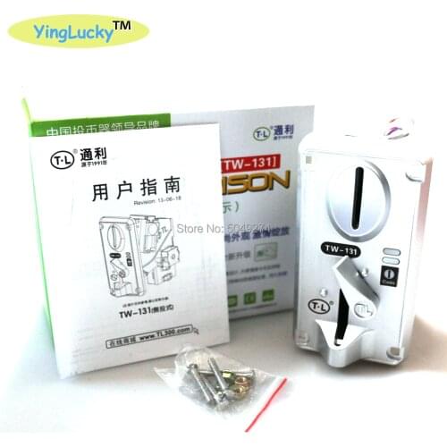 TW-131 Coin Acceptor Electronic Roll Down Coin Acceptor Selector Mechanism Vending Machine Mech Arcade Game Ticket Redemption