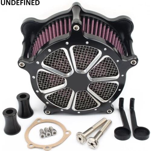 Chrome CNC Air Cleaner Intake Filter Kits For Harley Touring Dyna Softail FXST Street Glide Electra Glide Softail FLST Road King