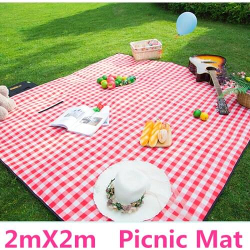 Picnic Mat 200*200cm Camping Moistureproof Outdoor Baby Climb Plaid Blanket Yoga 600D Oxford Pad