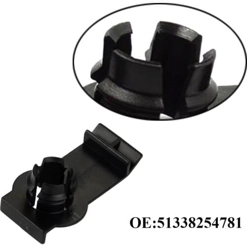 JEAZEA 4Pcs 51338254781 Front & Rear Winder Left Right Window Regulator Repair Clip Bracket Clips For BMW X5 2000 2001-2006