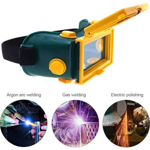 Solar Auto Darkening Eyes Mask Welding Helmets Welding Mask Eye Shade / Eyes Goggles Fit for Welder Under Summer