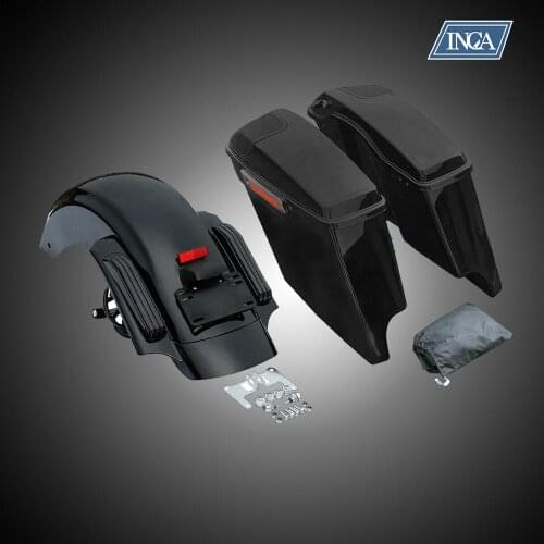 INCA Customization Motorcycle Adaptations Accessory Black Cushion Seat Post for touring road king glide cvo