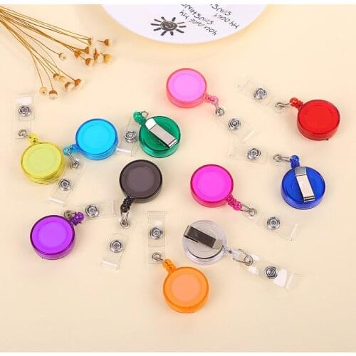 Cross-boundary creative fastener factory documents telescopic fastener keys plastic circular easy to pull wholesale