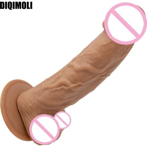 Realistic Huge Dildos Soft Skin Feeling Phallus Healthy Material Penis Big Dick with Suction Cup Sex Toys for Women Masturbation