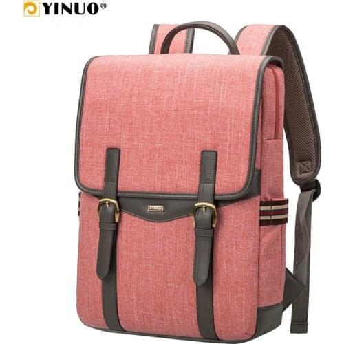 YINUO Unisex Laptop Backpack For 14inch 15inch Waterproof Back Anti Theft High Capacity For Teenager Travel School Bag Mochila