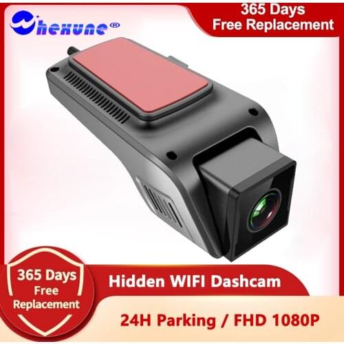 WIFI Video Recorder Hidden Car DVR FHD1080P Mini Dash Cam Surveillance Camera Auto Videcam Loop Recording G-Sensor Night vision