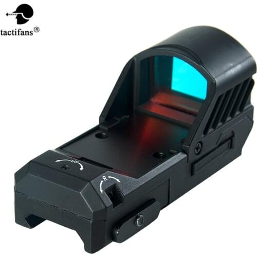 Tactical Red Dot Glock Sight Collimator Rifle Reflex Optics For Airsoft Hunting Handgun Accessories 20mm Weaver Picatinny Rail