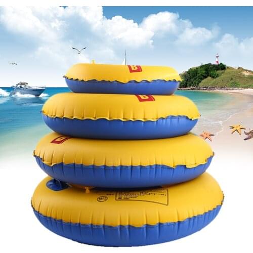 Outdoor Swimming Ring Adult Kids Two-color Sports Swimming Equipment Inflatable Swimming Pool Boardwalk Swim Ring