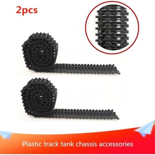 2pcs/lot TC-09 Plastic Caterpillar Chain Track Pedrail Thread Tracker Wheel for TS300 and so on Tank Crawler Chassis DIY RC Toy
