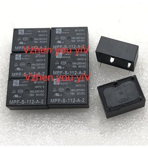 50pcs power relay for MEISHUO MPF-S-112-A-2 12VDC /09VDC MPF-S-109-A -2-208404 original new