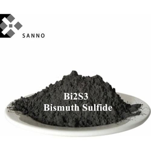 500G-1000G 0.5um - 5um Bi2S3 with 99.9% purity ultrafine bismuth sulfide powder CAS 1345-07-9 for additive, scientific research
