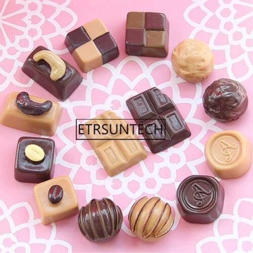 500pcs Simulation Food Chocolate Magnetic Refrigerator Sticker Home Decor Accessories Information Fridge Magnet DIY Material
