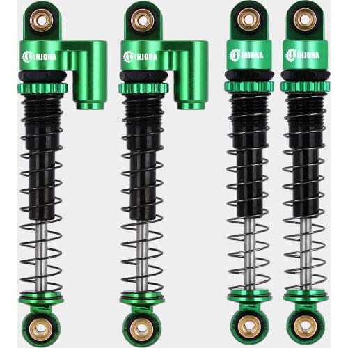 Aluminum Threaded Tele Shock Absorber 43MM for 1/24 RC Crawler Car Axial SCX24 AXI90081 Deadbolt AXI00002 AXI00001 Accessories