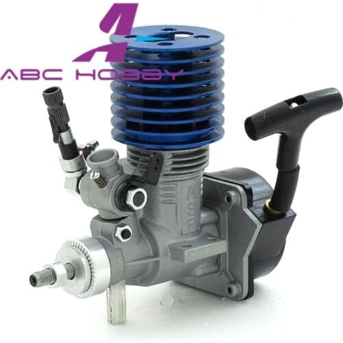 ASP 12CX Two Stroke 2-Stroke methanol Nitro Engine with Pull Starter 2cc for 1/10 1/12 RC Car Model RC hobby