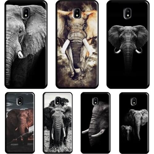 Wild Elephant Head For Samsung Galaxy J7 2017 A3 A5 J1 J3 J5 2016 A6 A8 J6 J4 Plus A7 A9 J8 2018 Phone Case