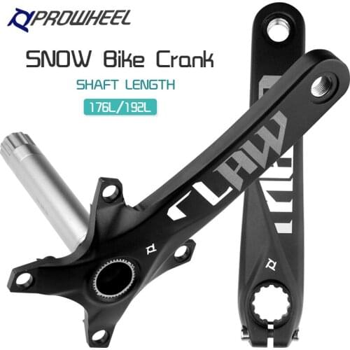 PROWHEEL 170MM Fat Bicycle Crank Snow Bike Crankset BB100 176/192mm Bottom Bracket 104BCD 36T Bike Parts for SRAM