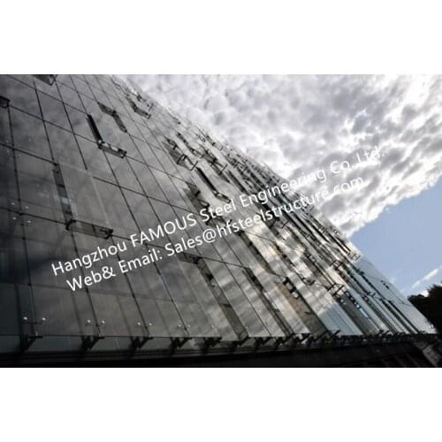 Double Layer Insulation Glass Facade Curtain Wall Stick Built System By China Maker